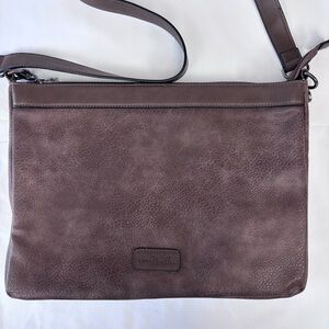 Simply Noelle Brown Messenger Bag with Adjustable Strap. Like New.